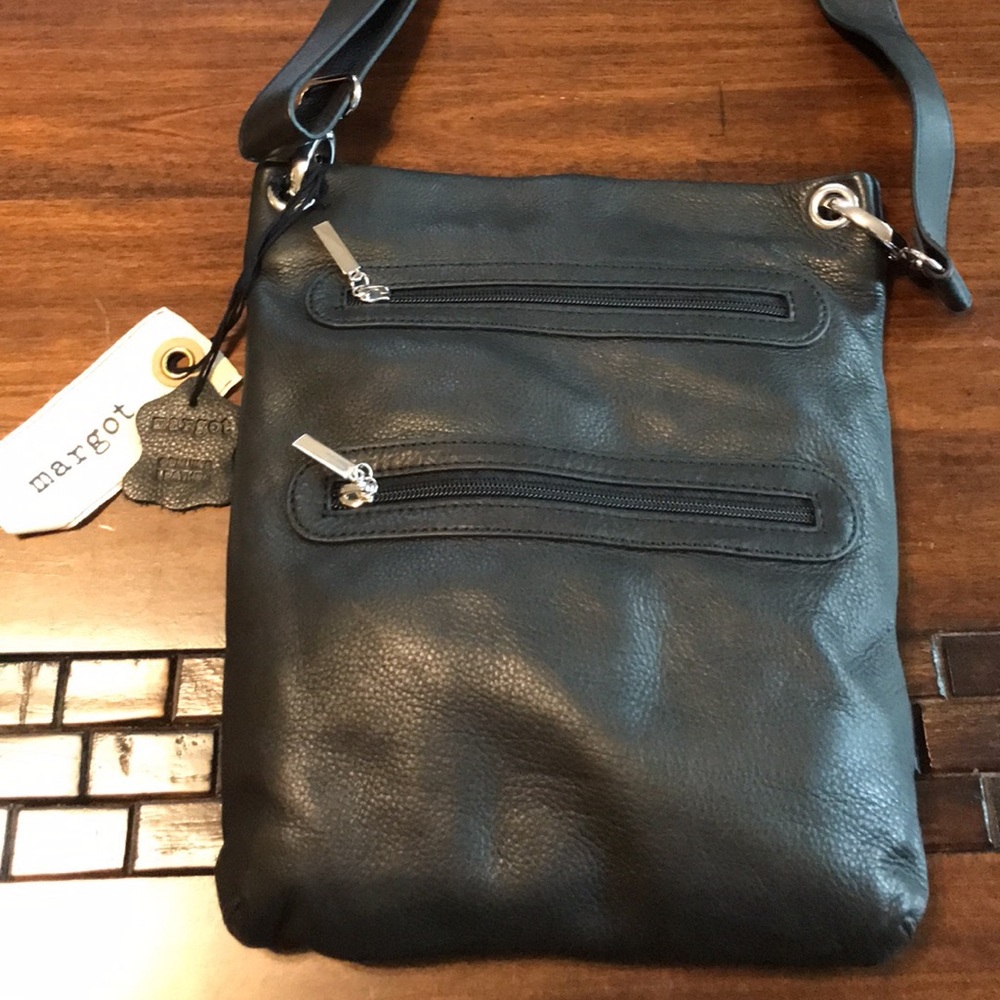 Leather Margot purse, New